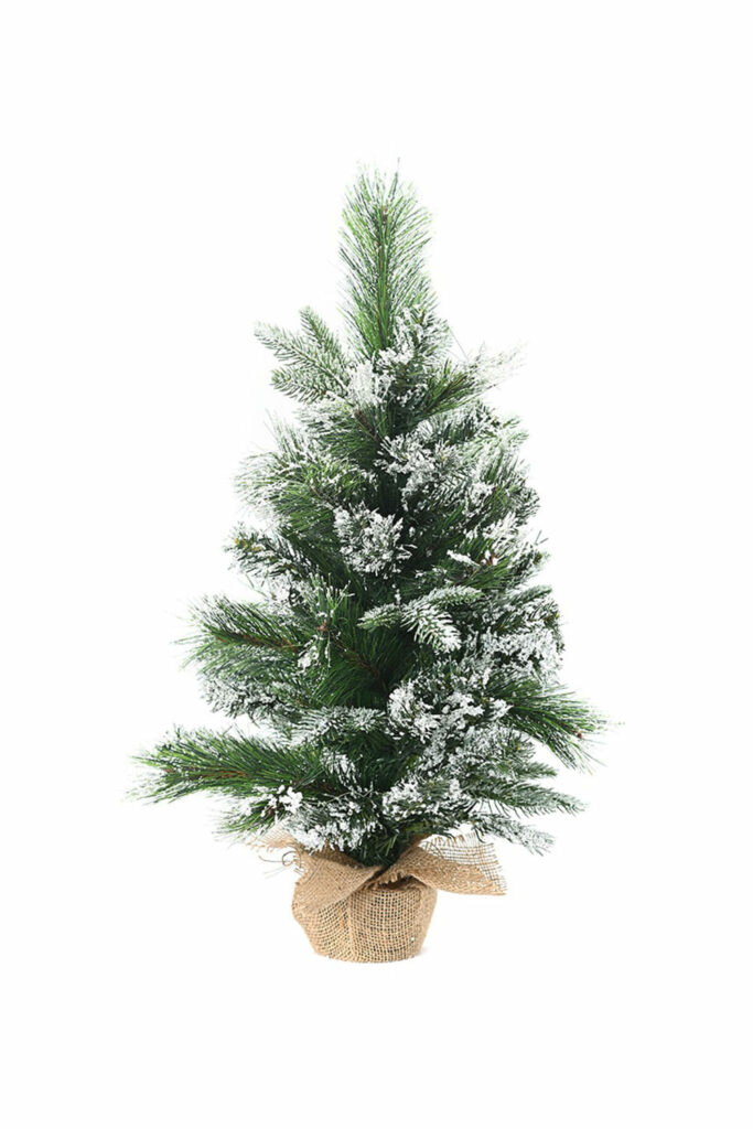 Athome Pavloudakis - Χριστουγεννιάτικο διακοσμητικό πράσινο δεντράκι με χιόνι 60 cm