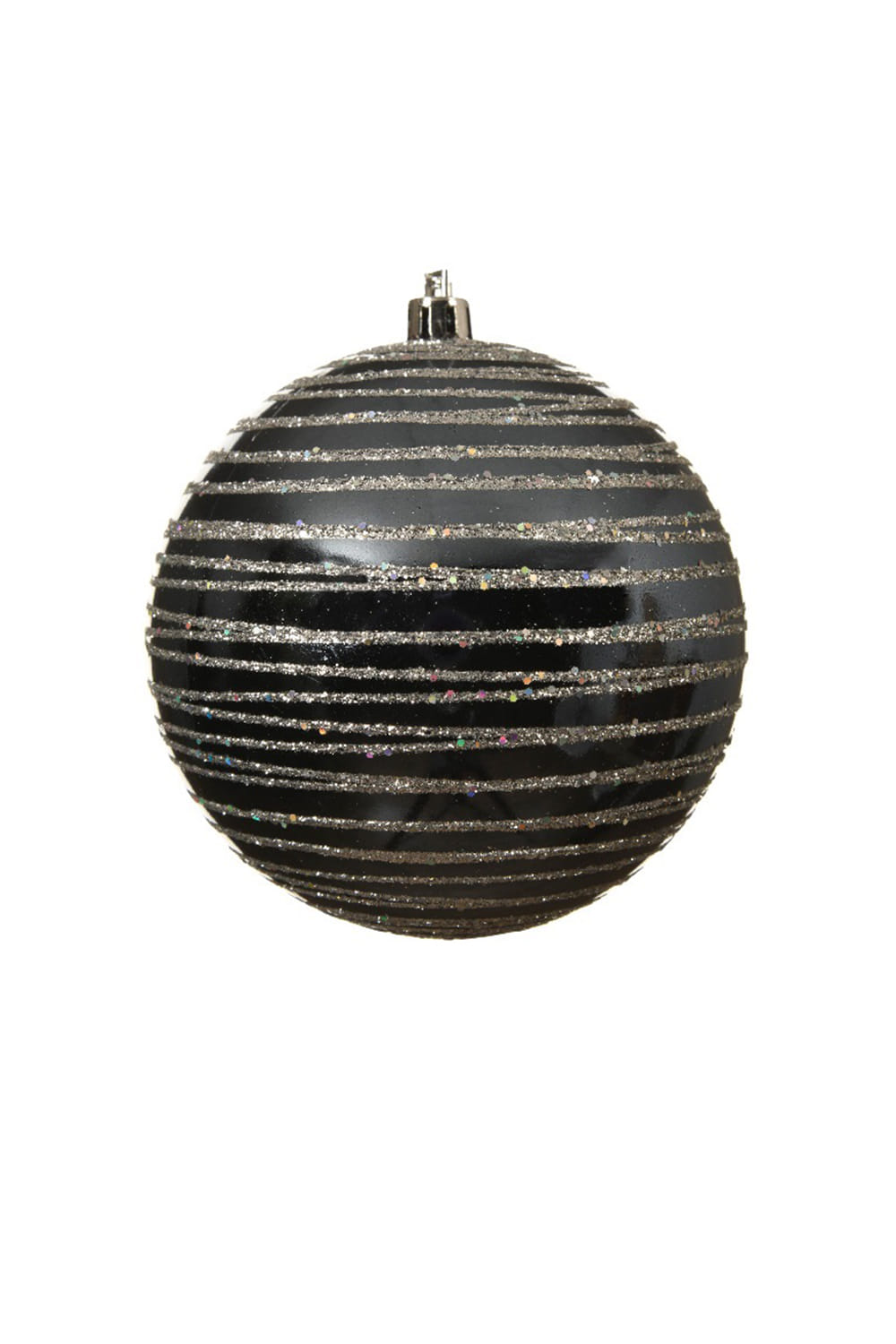 Athome Pavloudakis - Χριστουγεννιάτικη συνθετική μπλε μπάλα με γκλίτερ (10 cm)