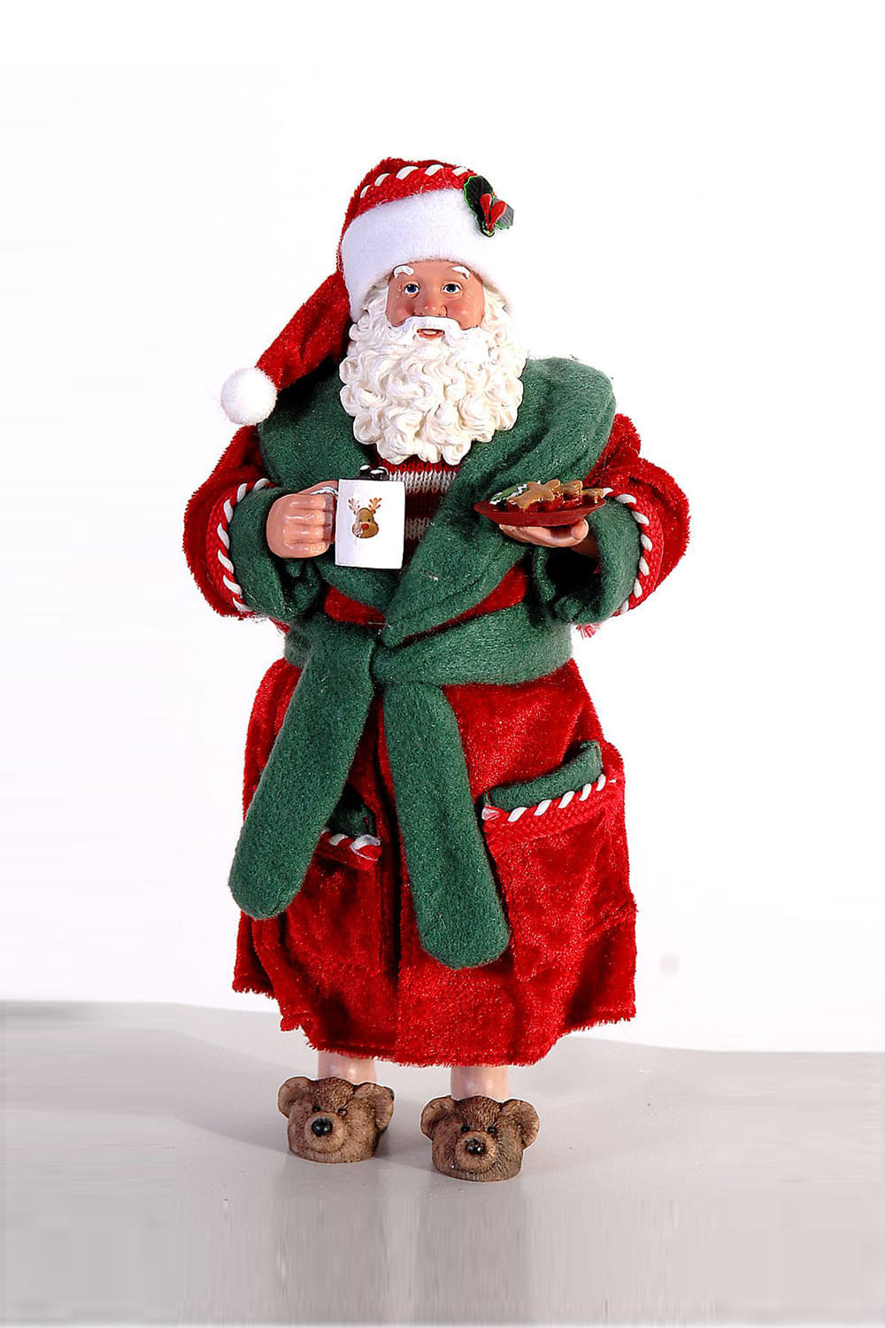 Athome Pavloudakis - Χριστουγεννιάτικος διακοσμητικός Αγ. Βασίλης με κούπα (26 cm)