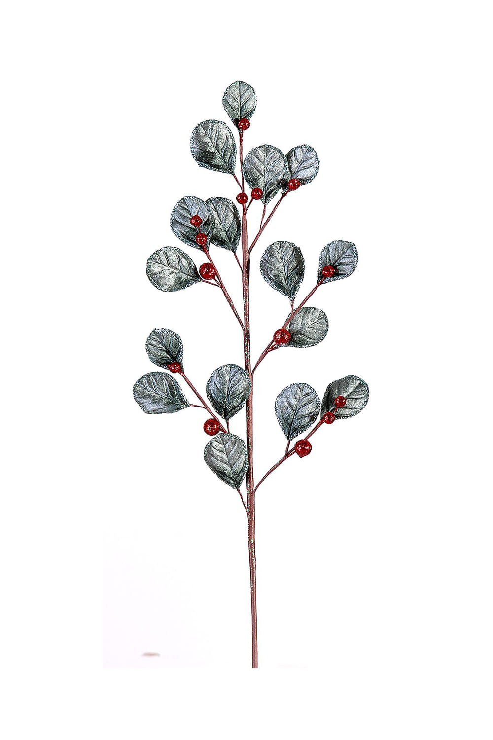 Athome Pavloudakis - Χριστουγεννιάτικο διακοσμητικό συνθετικό κλαρί με κόκκινους καρπούς (45 cm)