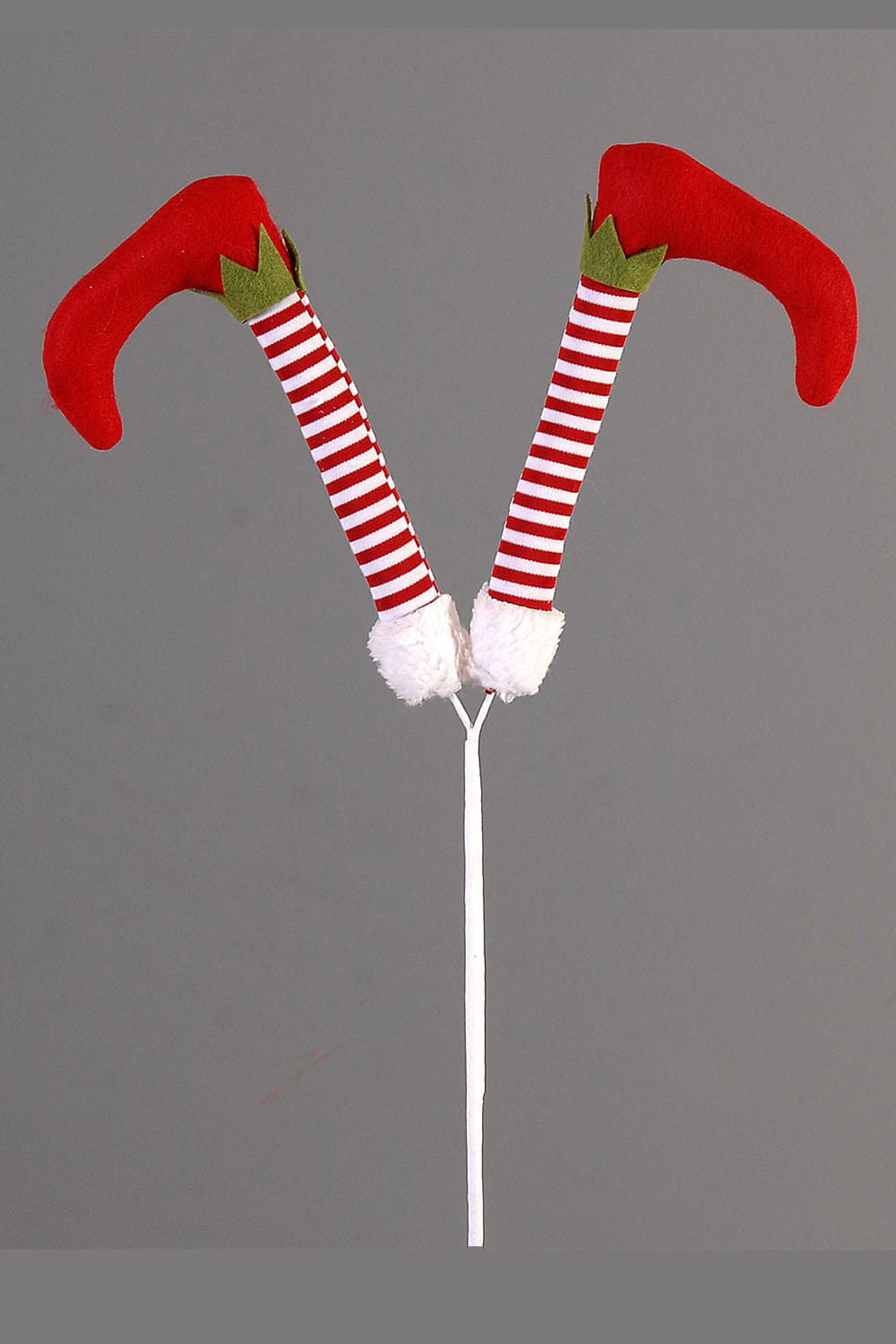 Athome Pavloudakis - Χριστουγεννιάτικα κόκκινα συνθετικά διακοσμητικό πόδια ξωτικού (61 cm)