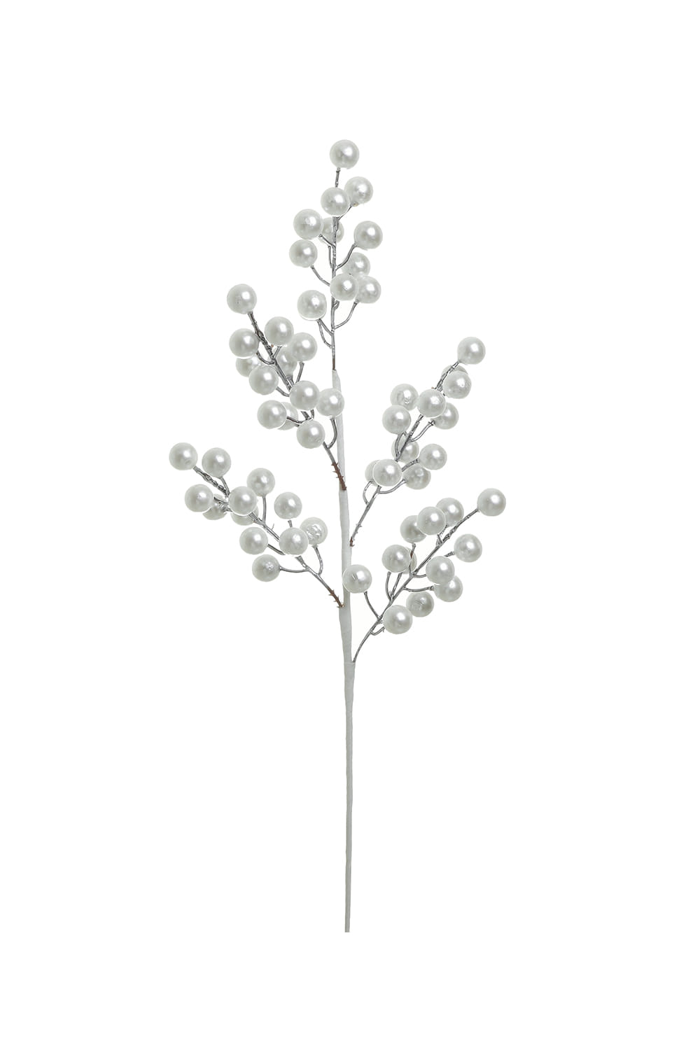 Athome Pavloudakis - Χριστουγεννιάτικο συνθετικό κλαρί με λευκά μπέρι (26 cm)