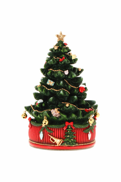 Athome Pavloudakis - Χριστουγεννιάτικο πράσινο δενδράκι σε βάση 12x12x18 cm