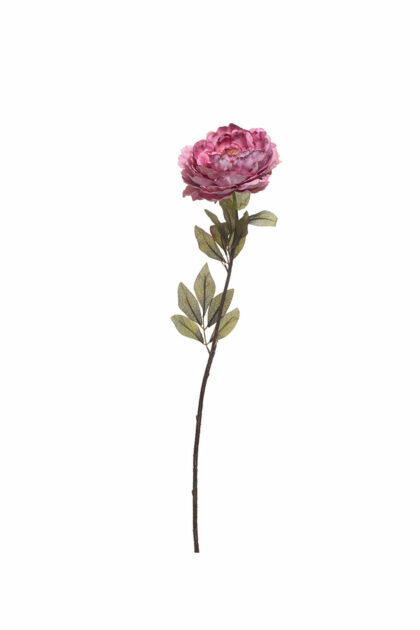 Athome Pavloudakis - Χριστουγεννιάτικο ροζ συνθετικό λουλούδι τριαντάφυλλο 84 cm