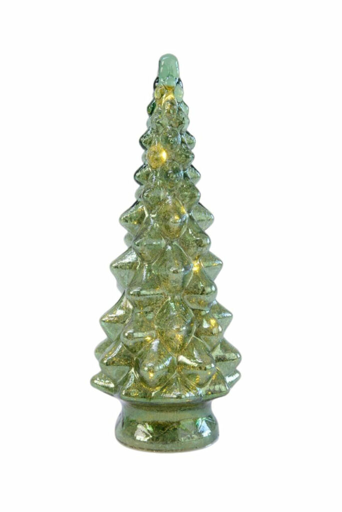 Athome Pavloudakis - Χριστουγεννιάτικο επιτραπέζιο φωτεινό πράσινο δένδρο(10 LED μπαταρίας) (14