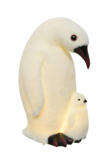 Athome Pavloudakis - Χριστουγεννιάτικος λευκός πιγκουίνος 4 LED θερμό λευκό 11