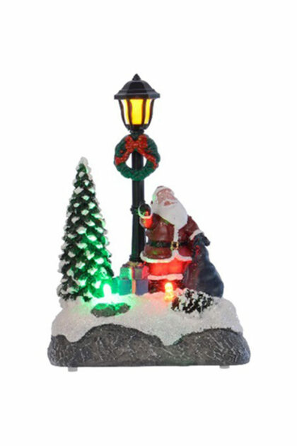 Athome Pavloudakis - Χριστουγεννιάτικο διακοσμητικό πολύχρωμο Αγ. Βασίλης 3 LED πολύχρωμο 8