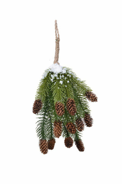 Athome Pavloudakis - Χριστουγεννιάτικο πράσινο κλαρί πεύκο 3x17x37 cm