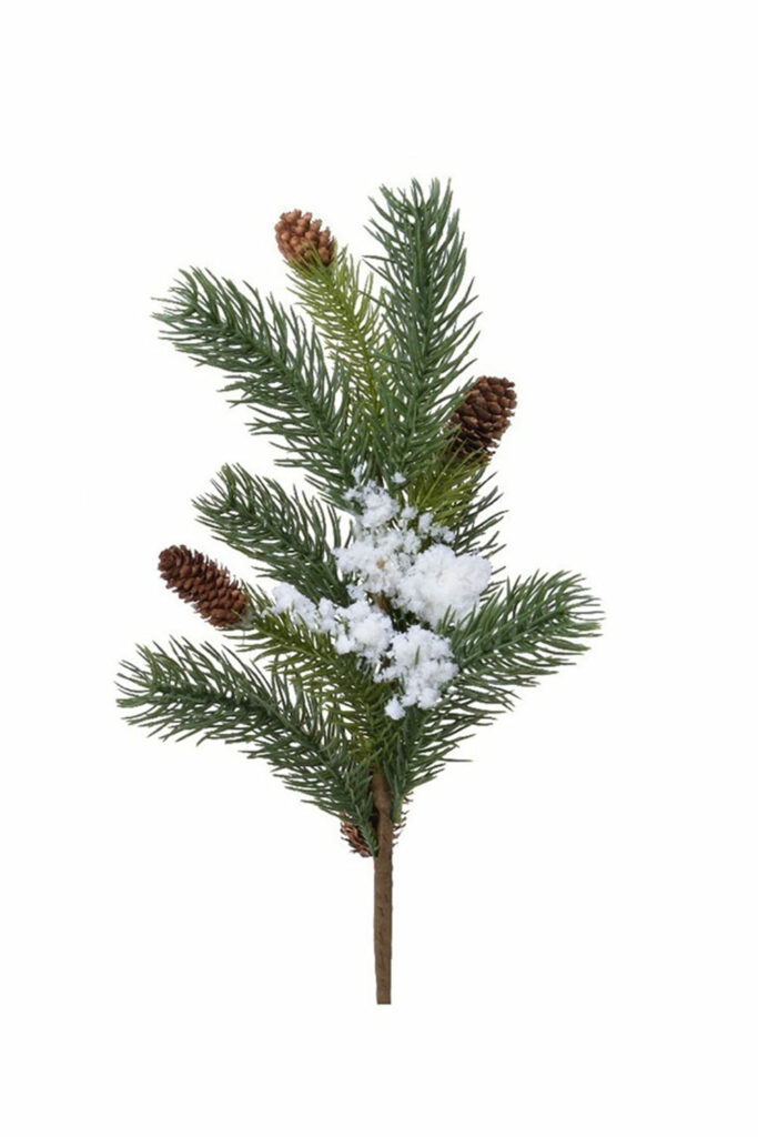 Athome Pavloudakis - Χριστουγεννιάτικο συνθετικό πράσινο χιονισμένο κλαρί πεύκου (3x23x60 cm)