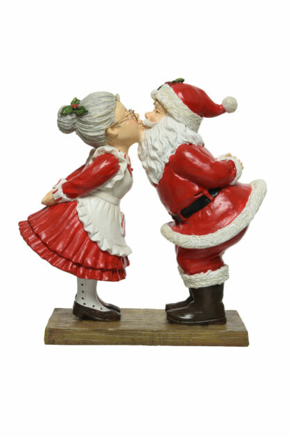 Athome Pavloudakis - Χριστουγεννιάτικη φιγούρα Άγιος Βασίλης  με την γυναίκα του 9x20x20 cm