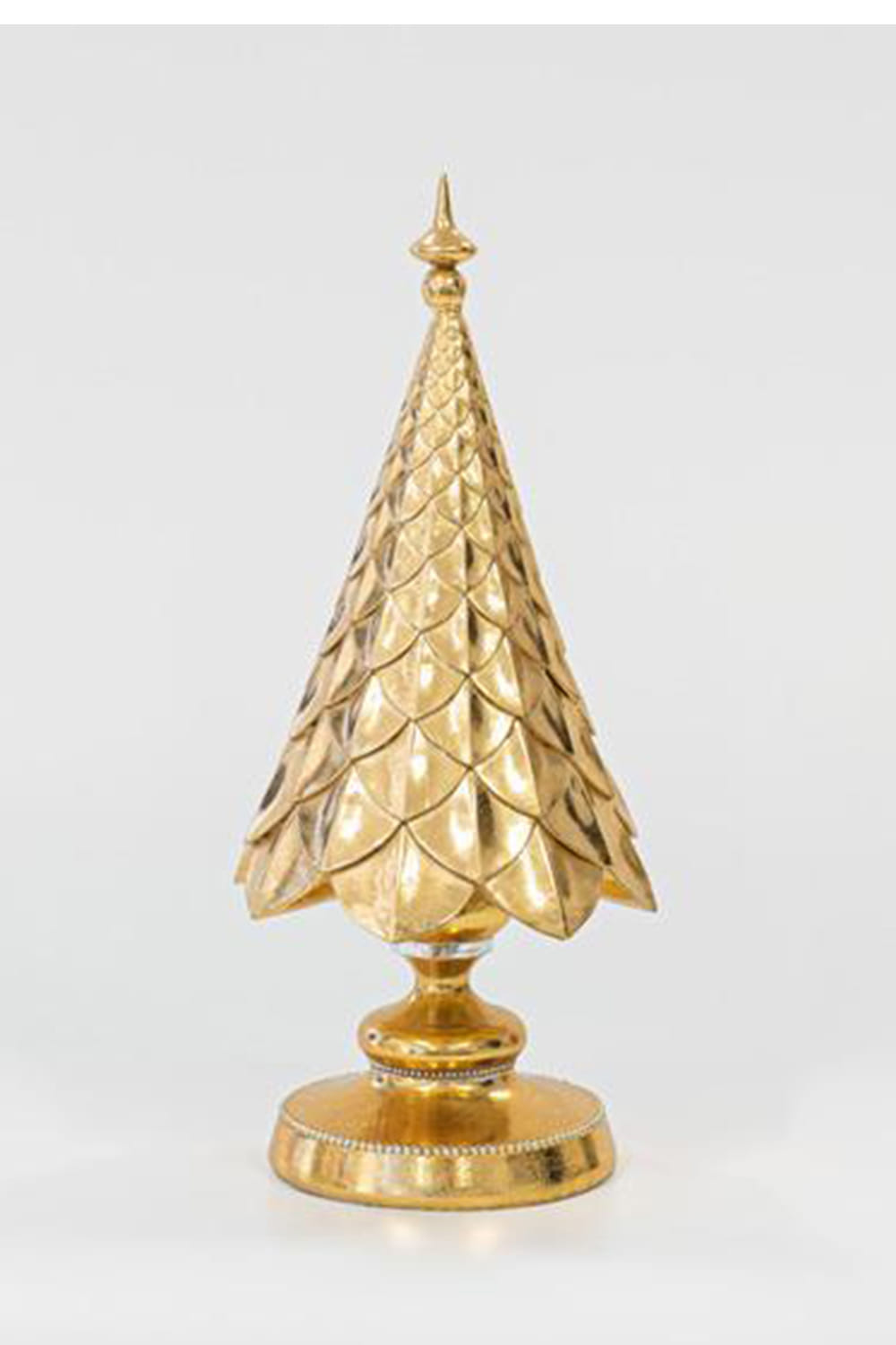 Athome Pavloudakis - Χριστουγεννιάτικο διακοσμητικό polyersin χρυσό δενδράκι (30 cm)