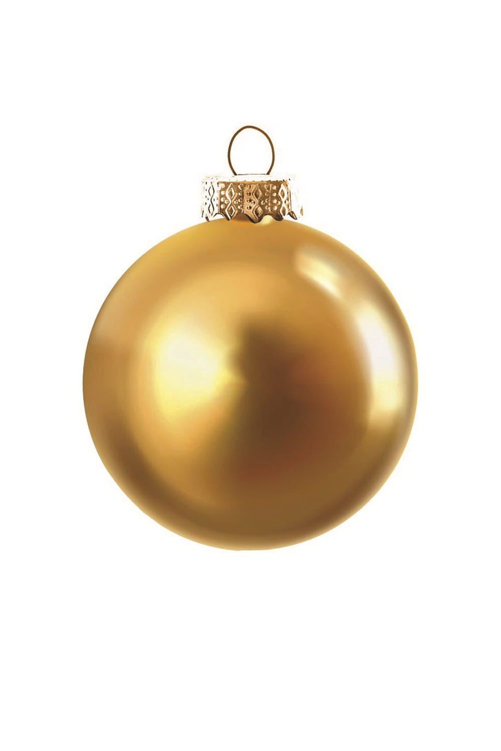 Athome Pavloudakis - Χριστουγεννιάτικη γυάλινη μπάλα χρυσή γυαλιστερή 10 cm