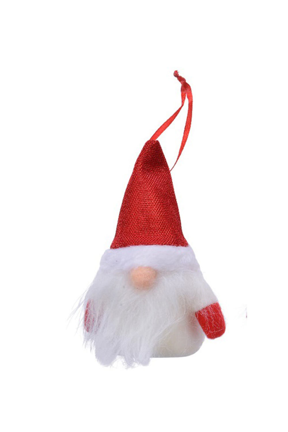 Athome Pavloudakis - Χριστουγεννιάτικος συνθετικός νάνος με κόκκινο σκουφάκι (11 cm)
