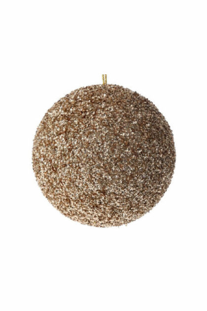 Athome Pavloudakis - Χριστουγεννιάτικη συνθετικό μπάλα χρυσό μπρούτζου 20 cm