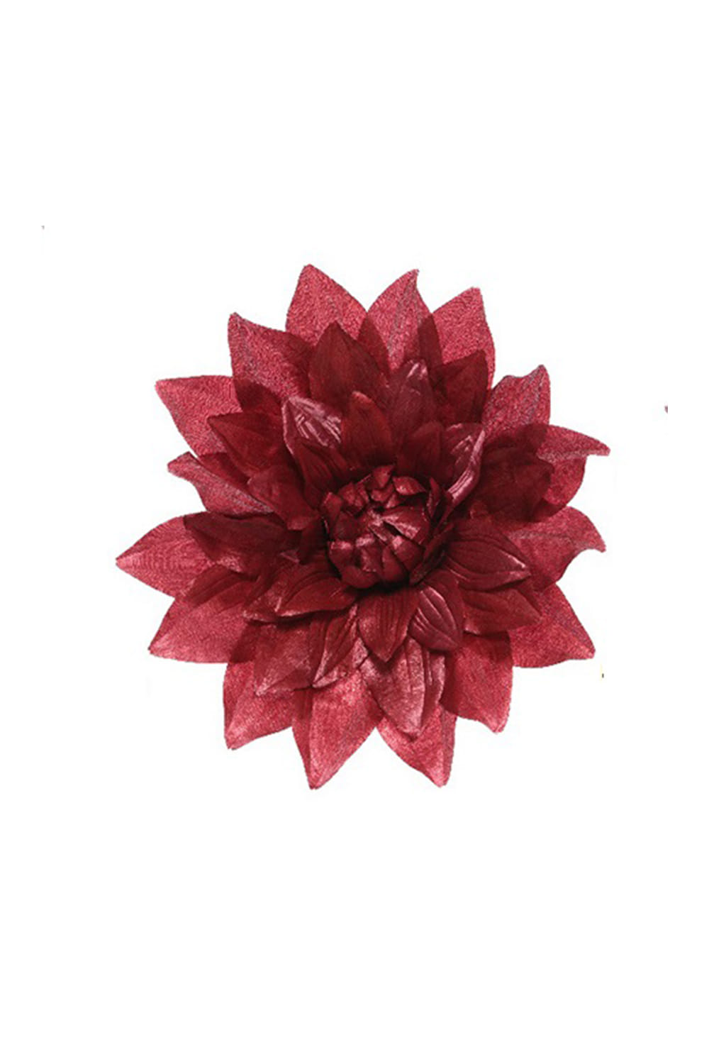 Athome Pavloudakis - Χριστουγεννιάτικο κόκκινο συνθετικό λουλούδι ντάλια (47x8 cm)