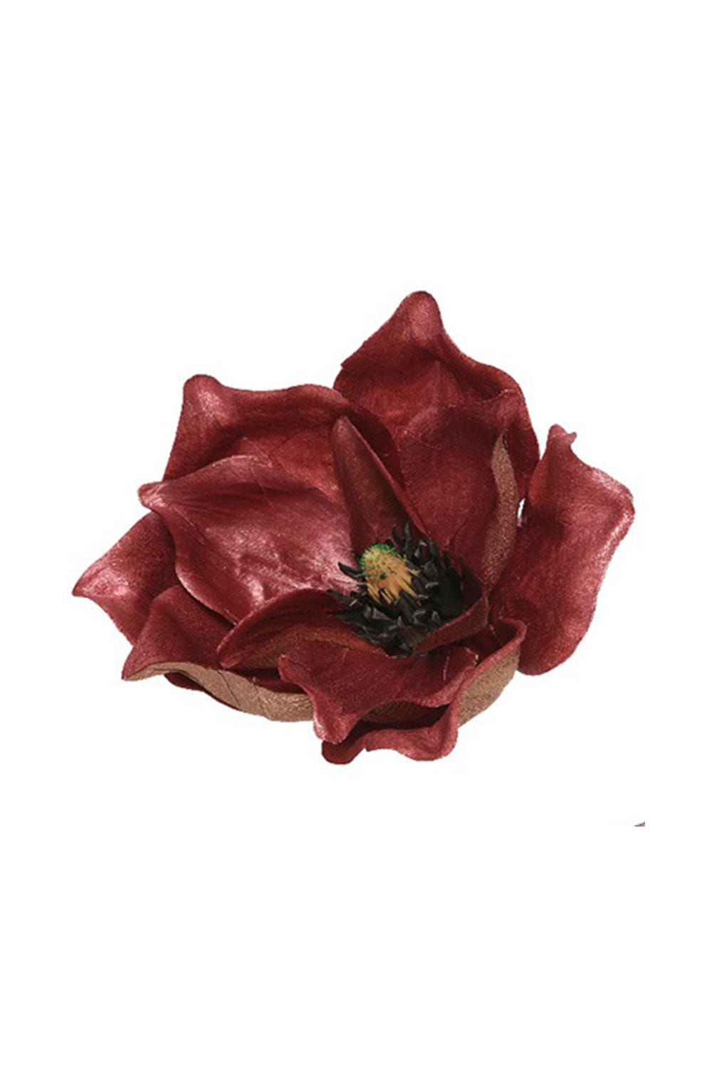 Athome Pavloudakis - Χριστουγεννιάτικο κόκκινο συνθετικό λουλούδι μανώλια (42x13 cm)