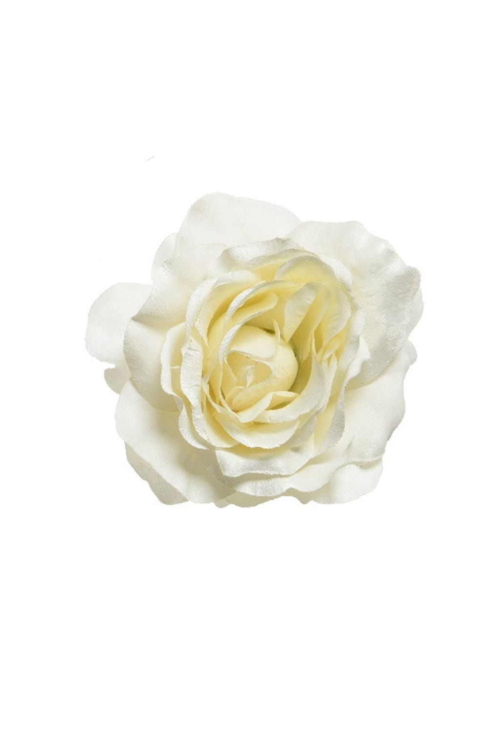 Athome Pavloudakis - Χριστουγεννιάτικο λευκό συνθετικό λουλούδι τριαντάφυλλο (14x8