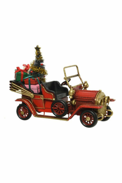 Athome Pavloudakis - Χριστουγεννιάτικο διακοσμητικό αυτοκίνητο με δενδράκι 16