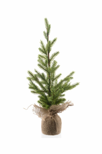 Athome Pavloudakis - Χριστουγεννιάτικο διακοσμητικό πράσινο δεντράκι έλατο σε πουγκί 60 cm