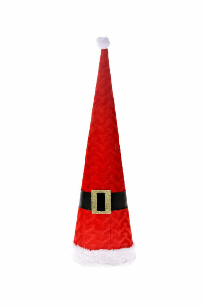 Athome Pavloudakis - Χριστουγεννιάτικος κόκκινος κώνος σκουφί Σετ των 2 τεμαχίων 60 cm