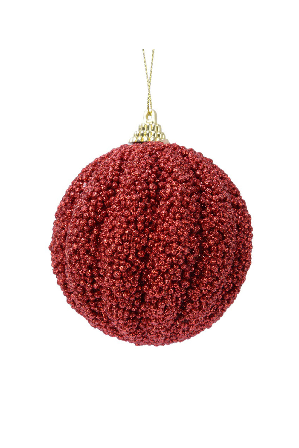 Athome Pavloudakis - Χριστουγεννιάτικη συνθετική κόκκινη μπάλα αφρού (8 cm)