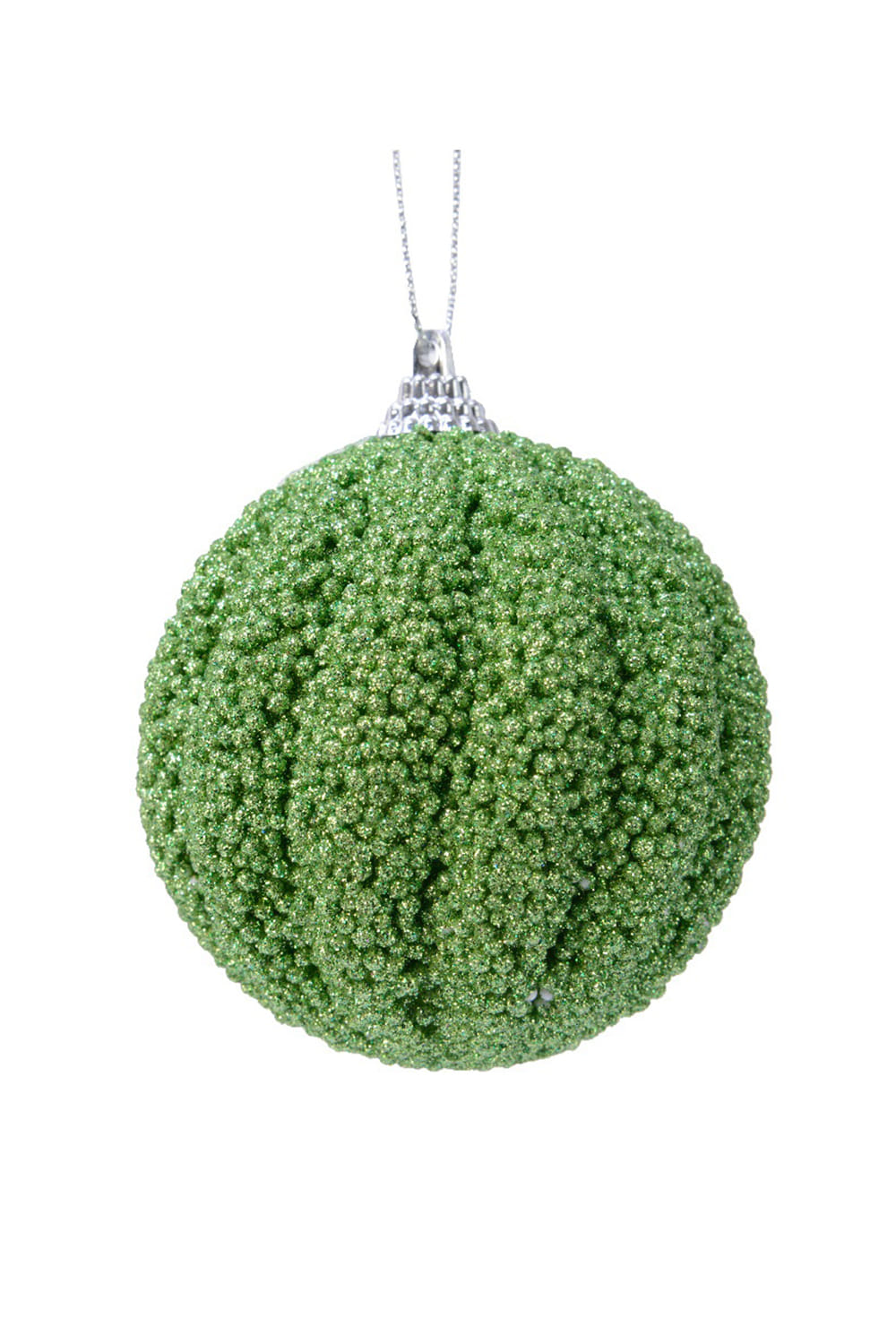 Athome Pavloudakis - Χριστουγεννιάτικη συνθετική πράσινη μπάλα αφρού (8 cm)
