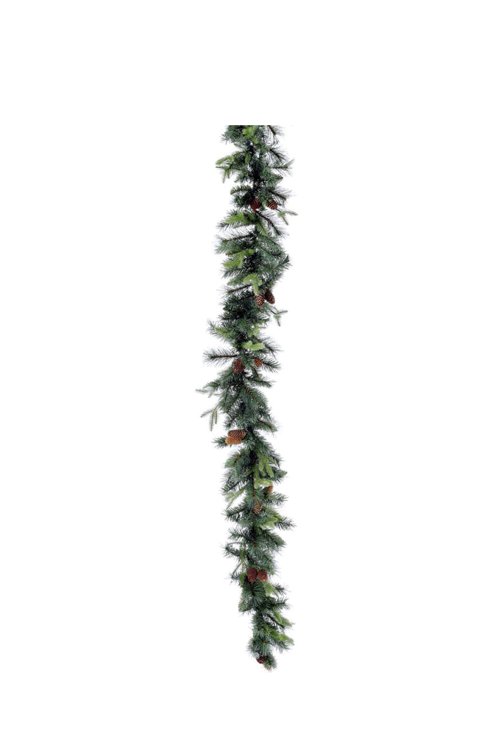 Athome Pavloudakis - Χριστουγεννιάτικη πράσινη γιρλάντα έλατο με κουκουνάρια (270x30 cm)