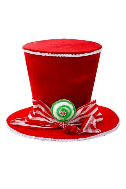 Athome Pavloudakis - Χριστουγεννιάτικο κόκκινο συνθετικό καπέλο 35 cm