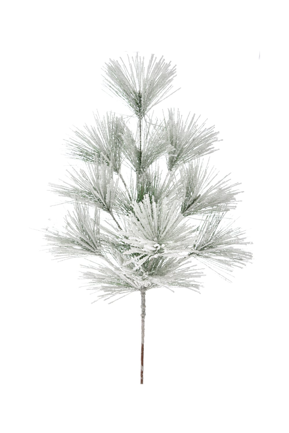 Athome Pavloudakis - Χριστουγεννιάτικο πράσινο παγωμένο συνθετικό κλαρί πεύκο 80 cm