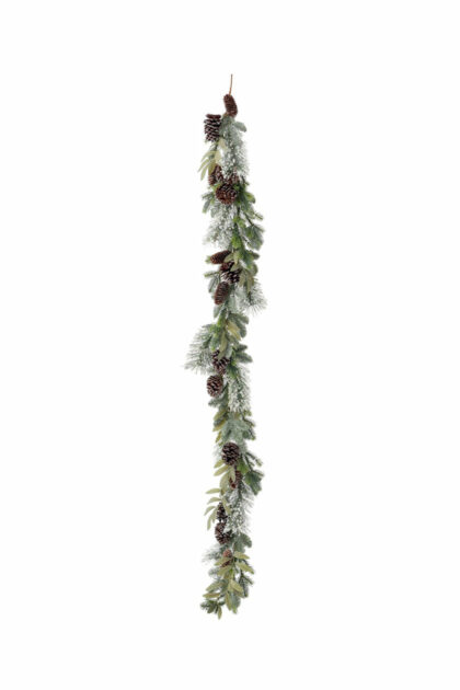 Athome Pavloudakis - Χριστουγεννιάτικη γιρλάντα από έλατο και κουκουνάρια 180 cm