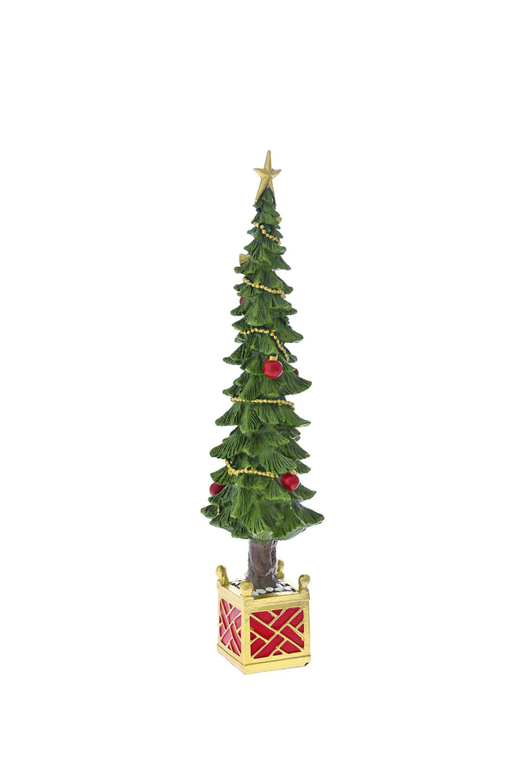 Athome Pavloudakis - Χριστουγεννιάτικο διακοσμητικό πράσινο δενδράκι (9x8x38 cm)