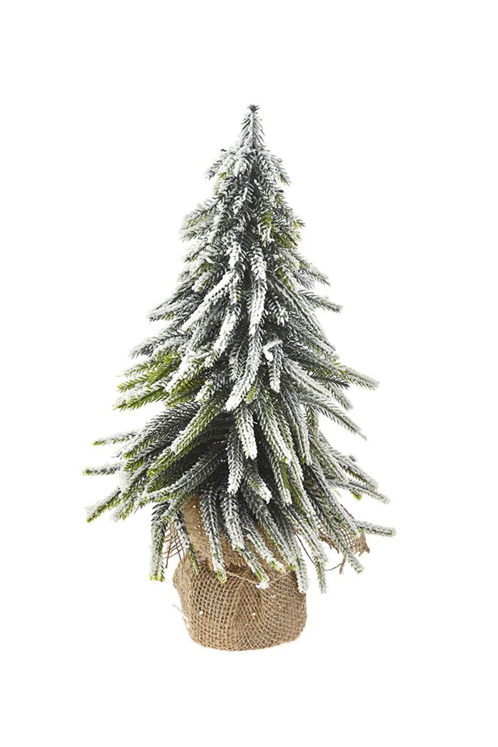 Athome Pavloudakis - Χριστουγεννιάτικο πράσινο χιονισμένο δενδράκι σε πουγκί (P.E.) (27 cm)