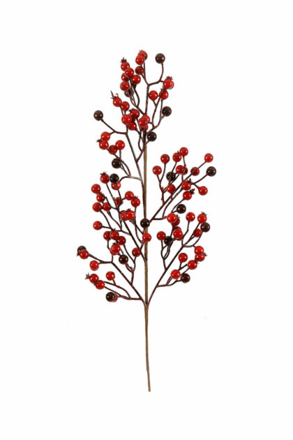 Athome Pavloudakis - Χριστουγεννιάτικο κόκκινο συνθετικό κλαρί μπέρι 75 cm