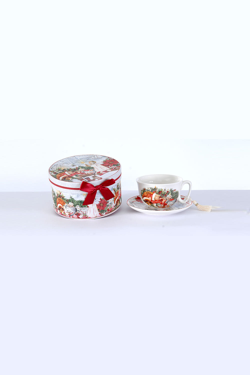 Athome Pavloudakis - Χριστουγεννιάτικο διακοσμητικό κούπα με ξωτικό (16.2 cm)