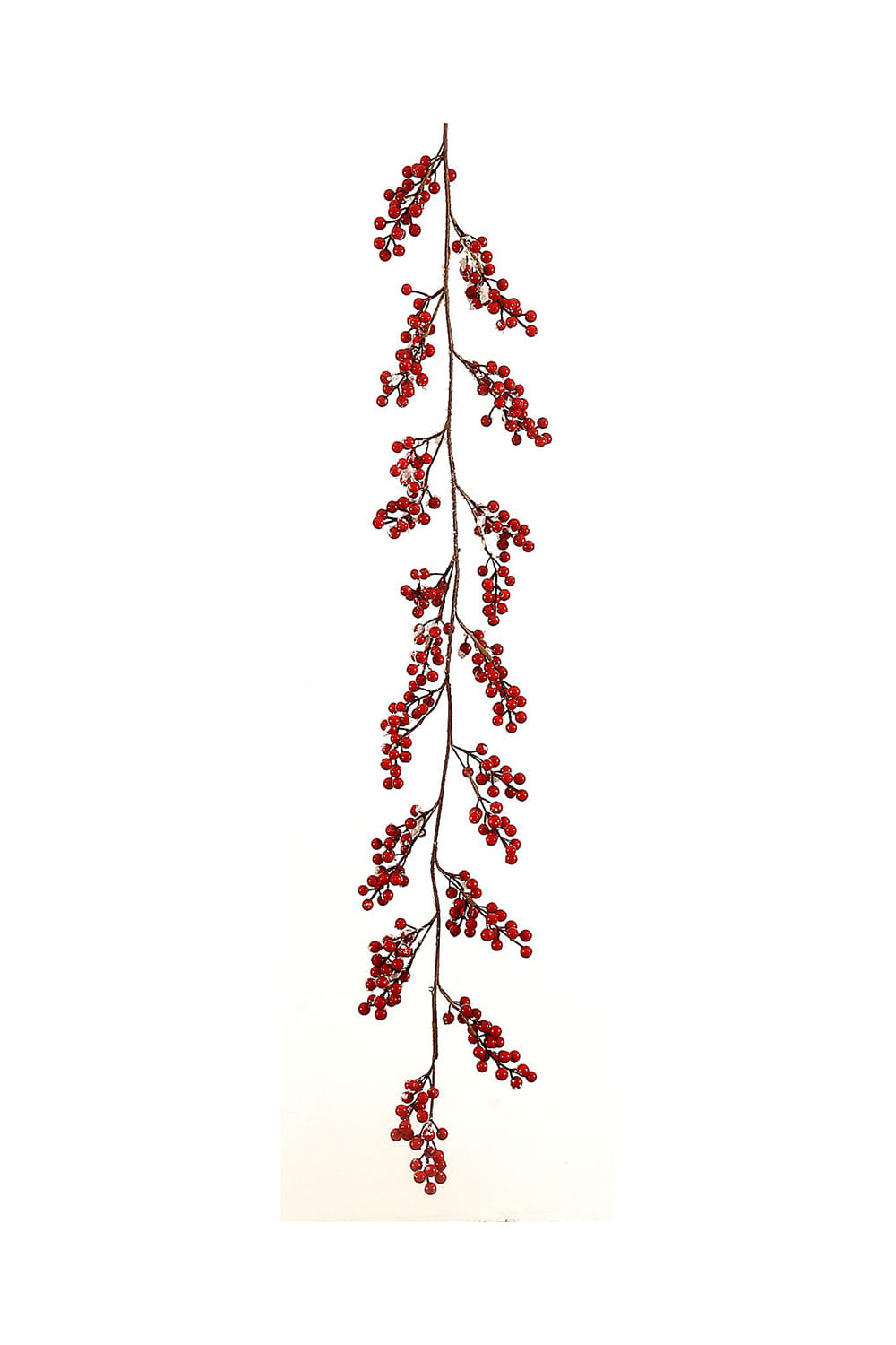 Athome Pavloudakis - Χριστουγεννιάτικη διακοσμητική κόκκινη γιρλάντα με μπέρι (150 cm)
