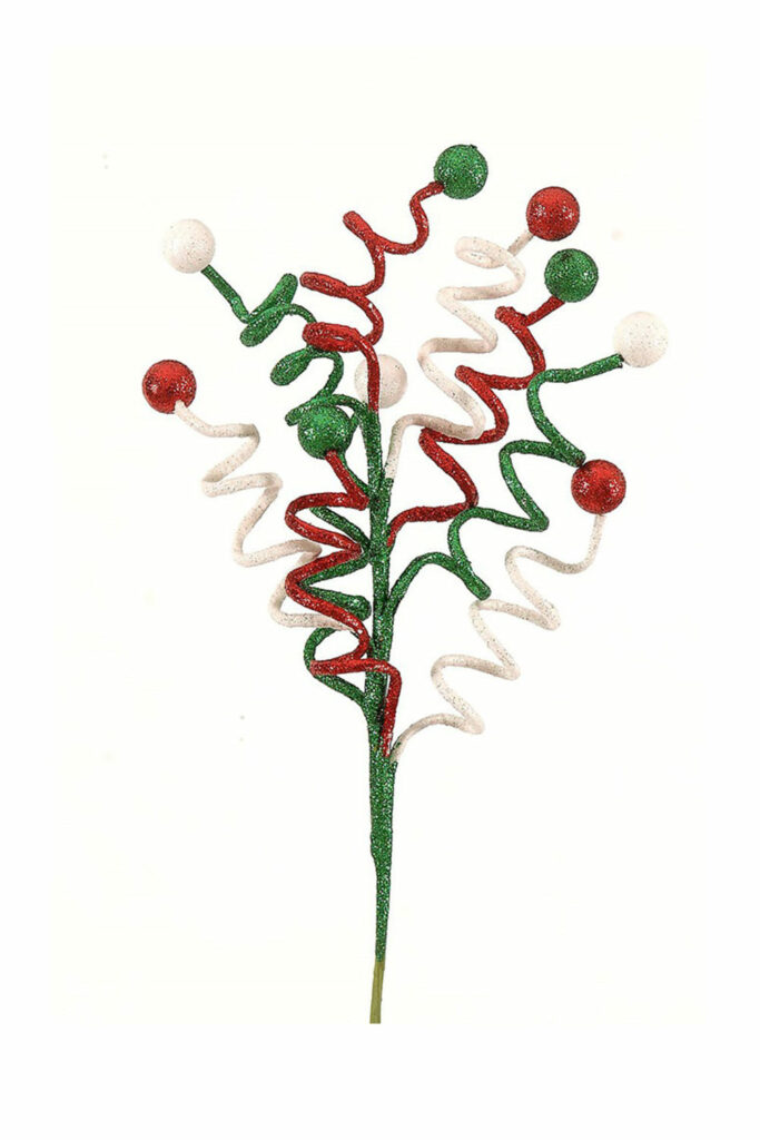 Athome Pavloudakis - Χριστουγεννιάτικο πολύχρωμο συνθετικό κλαρί 83 cm
