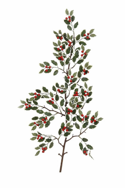 Athome Pavloudakis - Χριστουγεννιάτικο πράσινο συνθετικό κλαρί μπέρι 70 cm