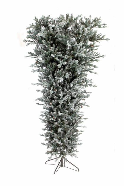 Athome Pavloudakis - Χριστουγεννιάτικο πράσινο παγωμένο δέντρο Denver Mixed (PE - PVC) 210 cm