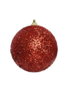 Athome Pavloudakis - Χριστουγεννιάτικη συνθετική κόκκινη μπάλα αφρού (12 cm)