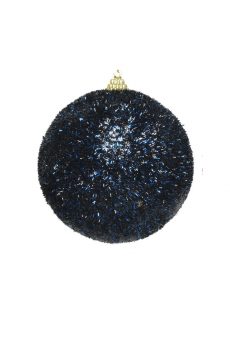 Athome Pavloudakis - Χριστουγεννιάτικη συνθετική μπάλα αφρού μπλέ της νύχτας 10 cm
