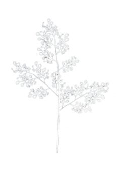 Athome Pavloudakis - Χριστουγεννιάτικο λευκό συνθετικό κλαρί 76 cm