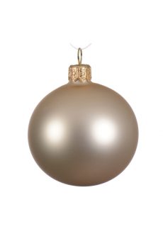 Athome Pavloudakis - Χριστουγεννιάτικη γυάλινη μπάλα πέρλας ματ 15 cm