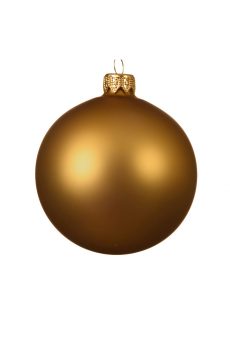 Athome Pavloudakis - Χριστουγεννιάτικη γυάλινη μπάλα ματ 10 cm