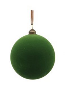 Athome Pavloudakis - Χριστουγεννιάτικη γυάλινη μπάλα πράσινη 10 cm