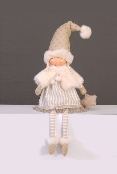 Athome Pavloudakis - Χριστουγεννιάτικο διακοσμητικό σαμπανί κορίτσι (60 cm)