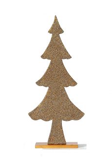 Athome Pavloudakis - Χριστουγεννιάτικο διακοσμητικό χρυσό δενδράκι με βάση 36 cm