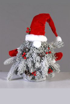 Athome Pavloudakis - Χριστουγεννιάτικος διακοσμητικός συνθετικός νάνος - δενδράκι (35 cm)