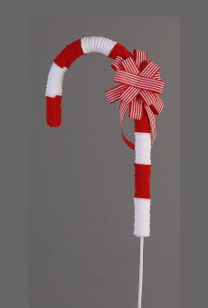 Athome Pavloudakis - Χριστουγεννιάτικο κόκκινο συνθετικό διακοσμητικό μπαστούνι για το δέντρο (79 cm)