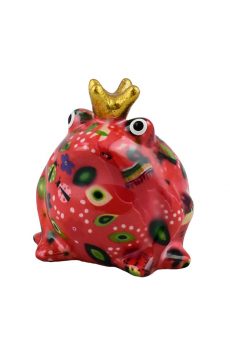 Athome Pavloudakis - Χριστουγεννιάτικος κόκκινος βάτραχος κουμπαράς 10 cm