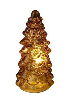 Athome Pavloudakis - Χριστουγεννιάτικο κεχριμπαριού δενδράκι 10 LED θερμό λευκό 9